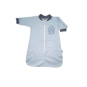 PAMUT hálózsák hímzett (H) - Világoskék - Oroszlán/80