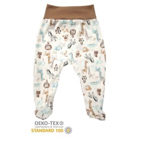   Pocaknadrág pamut, mintás - Halvány Szafari/56 (Több méret)