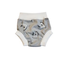 Pelenkára húzható bugyi – Zebra/Szürke