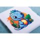 Tetra textil pelenka 70x70cm - T-Rex