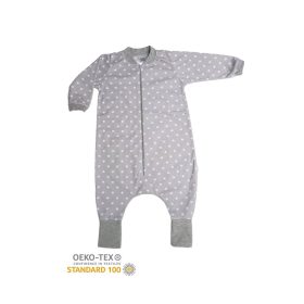 PAMUT hálózsák (SZ.H.) - Szürke/Fehér Csillag/110